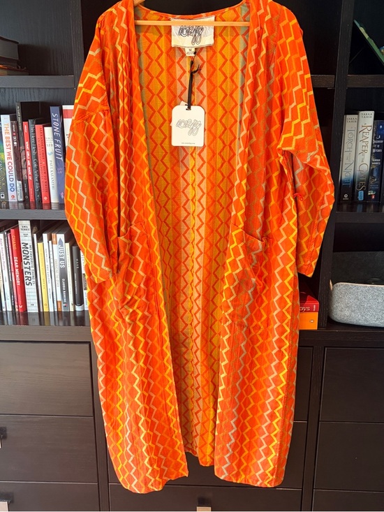 Ace & Jig Other - Ace & Jig Orange and Yellow Geometric Robe